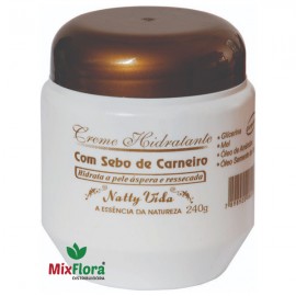 Creme Hidratante Com Sebo de Carneiro 240g Natty Vida