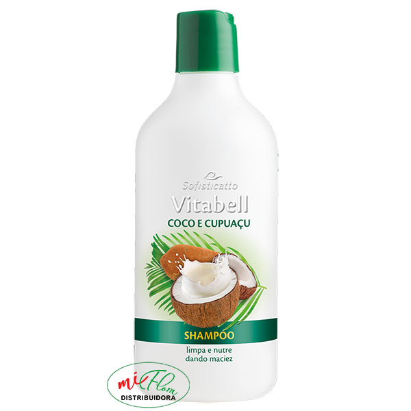 Shampoo Vitabell Coco e Cupuaçu 500mL