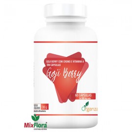 Goji Berry com Cromo e Vitamina A 30g - 60 Cpsulas Organza