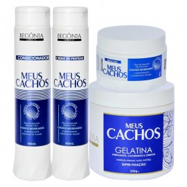 Kit Capilar LISO INTENSO 3 Itens Beg� Gold Beg�nia 