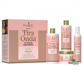 Kit Capilar Disciplinante TIRA ONDA 4 Itens MARY LIFE