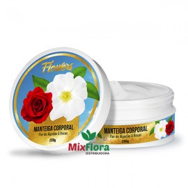 Flowers Algodo e Rosas Manteiga Corporal 200g Hbito Cosmticos