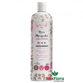Shampoo Rosa Mosqueta Argan e Pantenol 480ml Dokmos