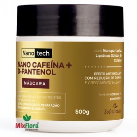Máscara Capilar Nanotech Nano Cafeína + D-Pantenol 500g Sofisticatto