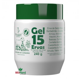 Gel para Massagens 15 Ervas 240g Bio Instinto