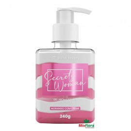 Gel Aromatizante Para Virilha MORANGO COM CREME 240g SWISS BEAUTY
