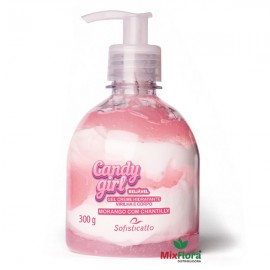 Gel Hidratante VIRILHA E CORPO CANDY GIRL Beijvel Morango com Chantilly 300g Sofisticatto