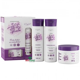 Kit Capilar SE LIBERTE BONITA Ativador de Cachos 3 Itens BELKIT