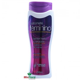 Sabonete Feminino Barbatimo & Aroeira 200mL Frmulas da Terra