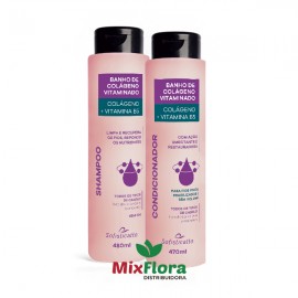 Kit Capilar Banho de Colgeno Shampoo + Condicionador 2 Itens Sofisticatto 