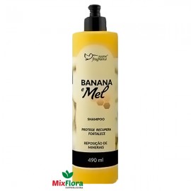 Shampoo Banana e Mel 490mL Suave Fragrance.