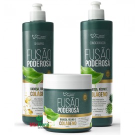Kit Capilar Fuso Poderosa 3 Itens Suave Fragrance