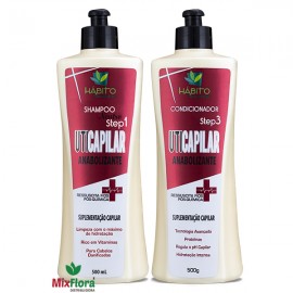 Shampoo + Condicionador UTI Capilar Hbito Cosmticos