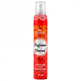 Perfume Sensual MORANGO COM CHAMPAGNE 40ml APINIL