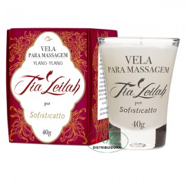 Vela Para Massagem Ylang-Ylang Tia Leilah 40g Sofisticatto