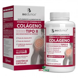 VITAMINA B12, VITAMINA D3 E COLGENO TIPO II 60 Cpsulas Biocutica