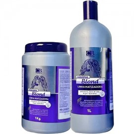 Kit Capilar Matizador BLOND 2 Itens Cbb Cosm�ticos 