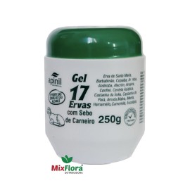 Gel 17 Ervas Com Sebo de Carneiro 250g Apinil Cosmticos 