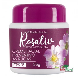 Rosativ Creme Facial PREVENTIVO S RUGAS leo de Rosa Mosqueta 55g ABELHA RAINHA