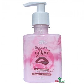 Gel Aromatizante para Virilha BEIJINHO DOCE Morango com Chantilly 250g ALQUIMIA COSMTICOS