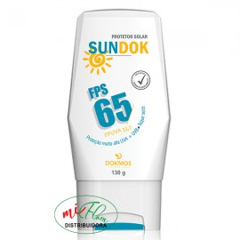 SunDok Protetor Solar FPS 65 130g Dokmos