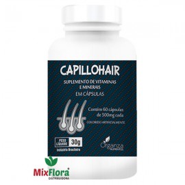 Capillo Hair Suplemento de Vitaminas e Minerais 60 Cápsulas Organza