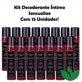Kit Com 15 Unidades Desodorante Íntimo Sensualize Sofisticatto