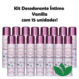 Kit Com 15 Unidades Desodorante Íntimo Vanilla Sofisticatto