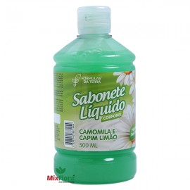 Sabonete Liquido Corporal Camomila e Capim Limo 500mL Frmulas da Terra 