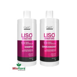Shampoo e Condicionador Liso Obrigatrio 1L Belkit