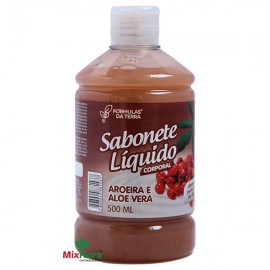 Sabonete Liquido Corporal Aroeira e Aloe Vera 500mL Frmulas da Terra 